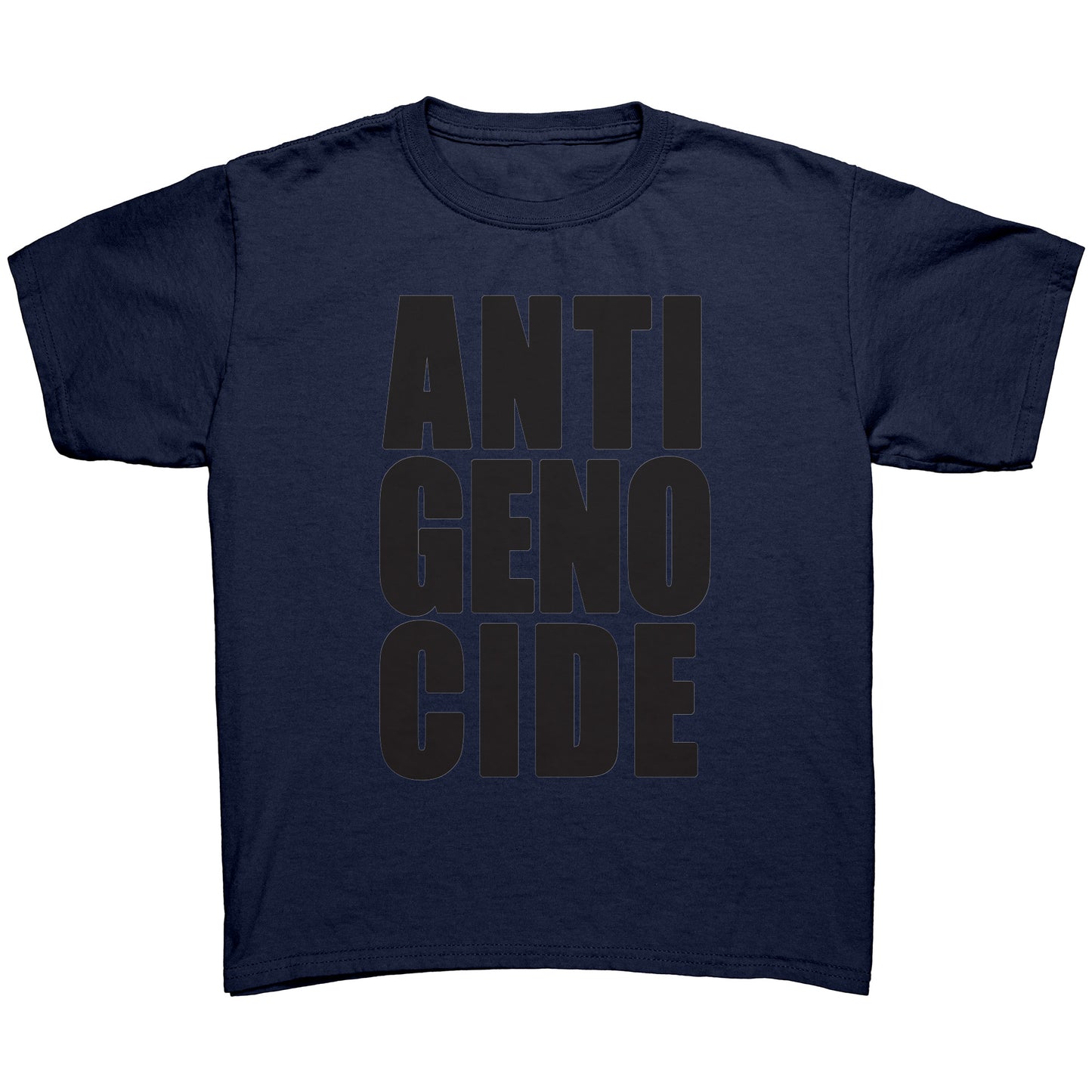Youth Tee "Anti Genocide" (black print)