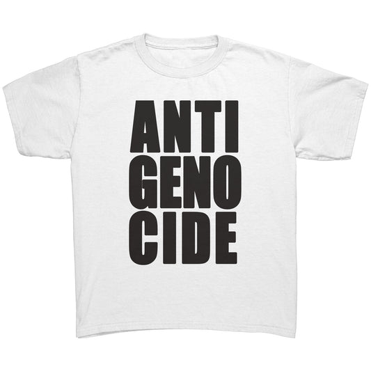 Youth Tee "Anti Genocide" (black print)
