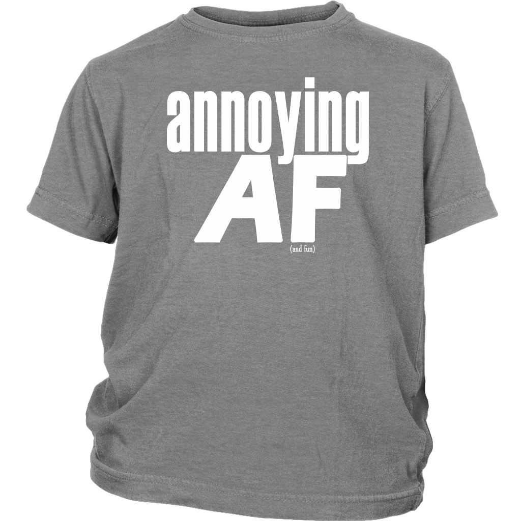 Youth & Adult Tee "Annoying" (white print)
