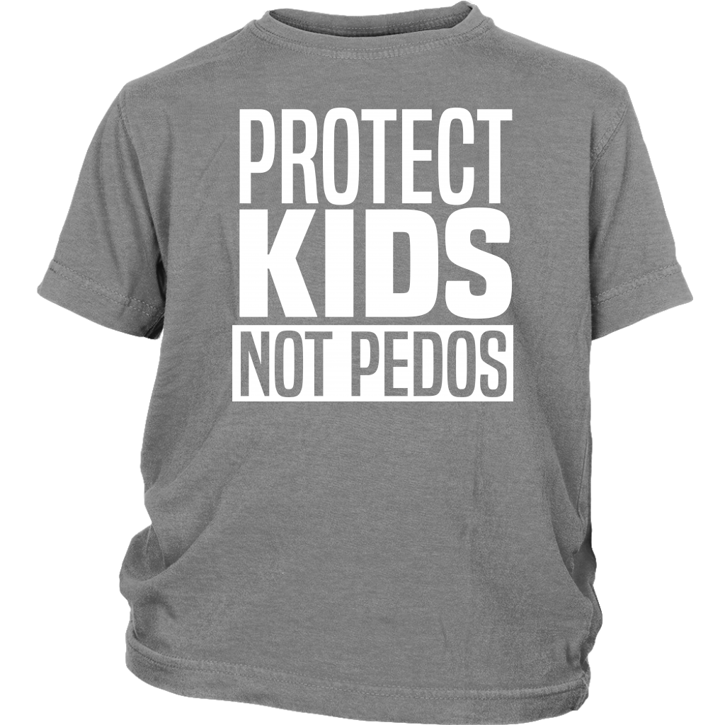 Youth & Adult Tee "Protect Kids Not Pedos" (white ink)