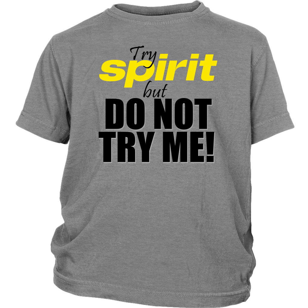 Youth & Adult Tee "Spirit" (black print)