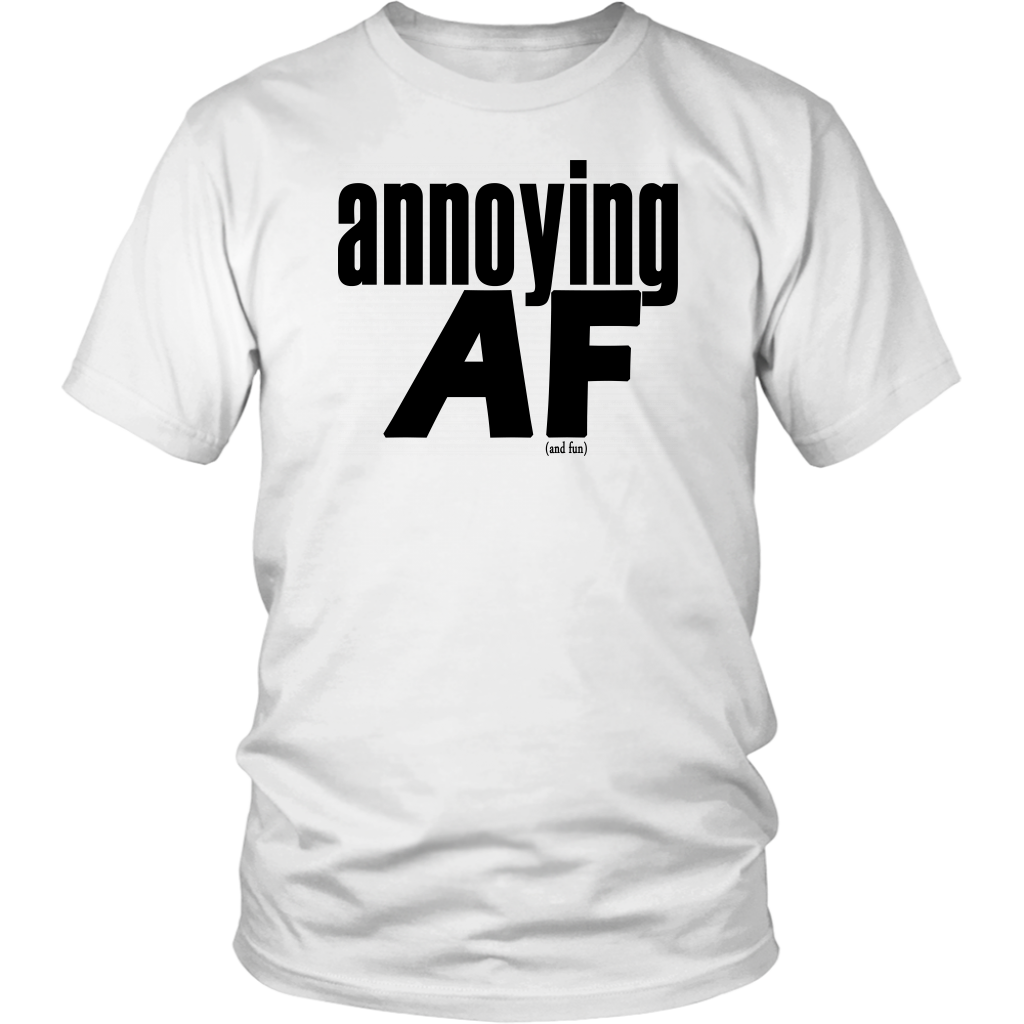 Youth & Adult Tee "Annoying" (black print)