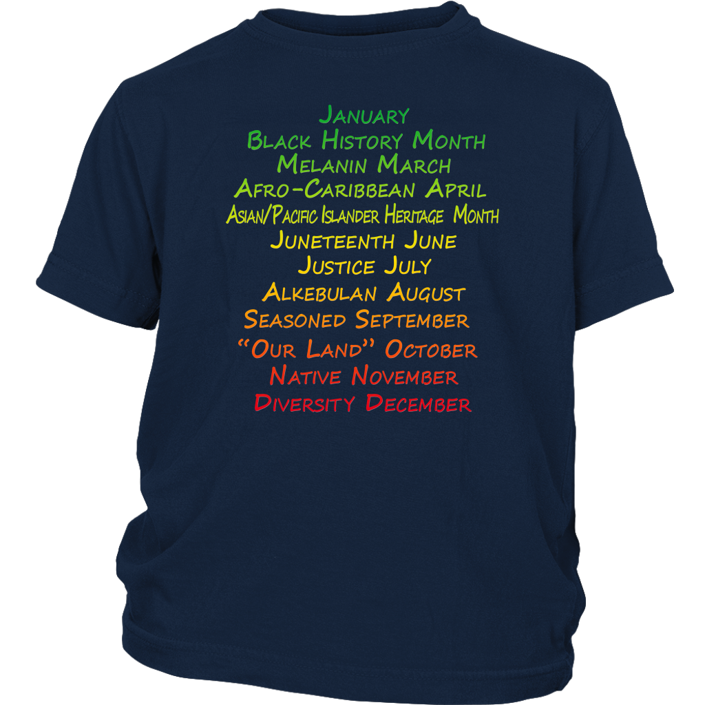 Youth & Adult Tee "Aboriginal Calendar"