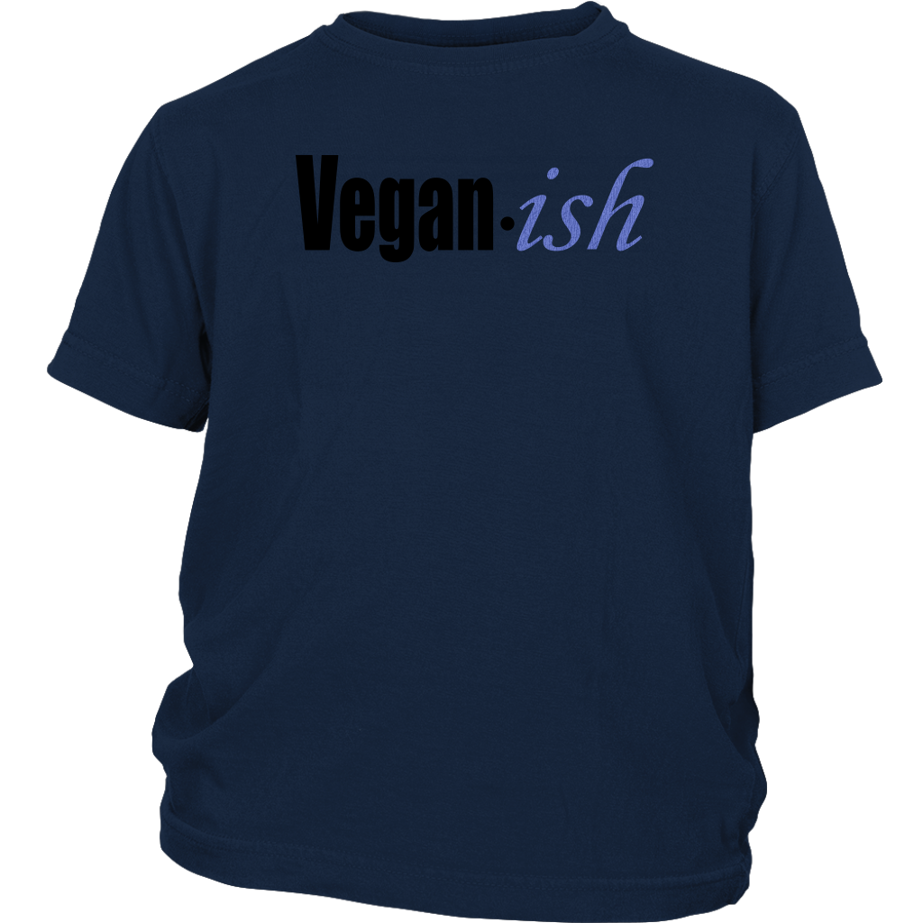 Youth & Adult Tee "Vegan-ish" (black ink)