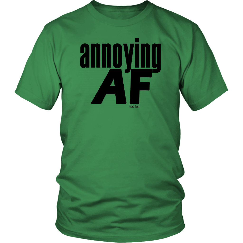 Youth & Adult Tee "Annoying" (black print)