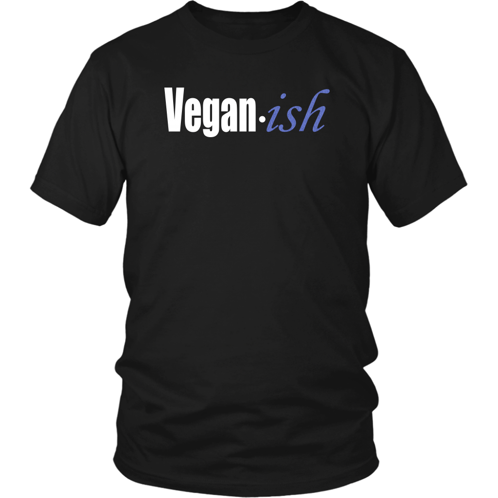 Youth & Adult Tee "Vegan-ish" (white ink)
