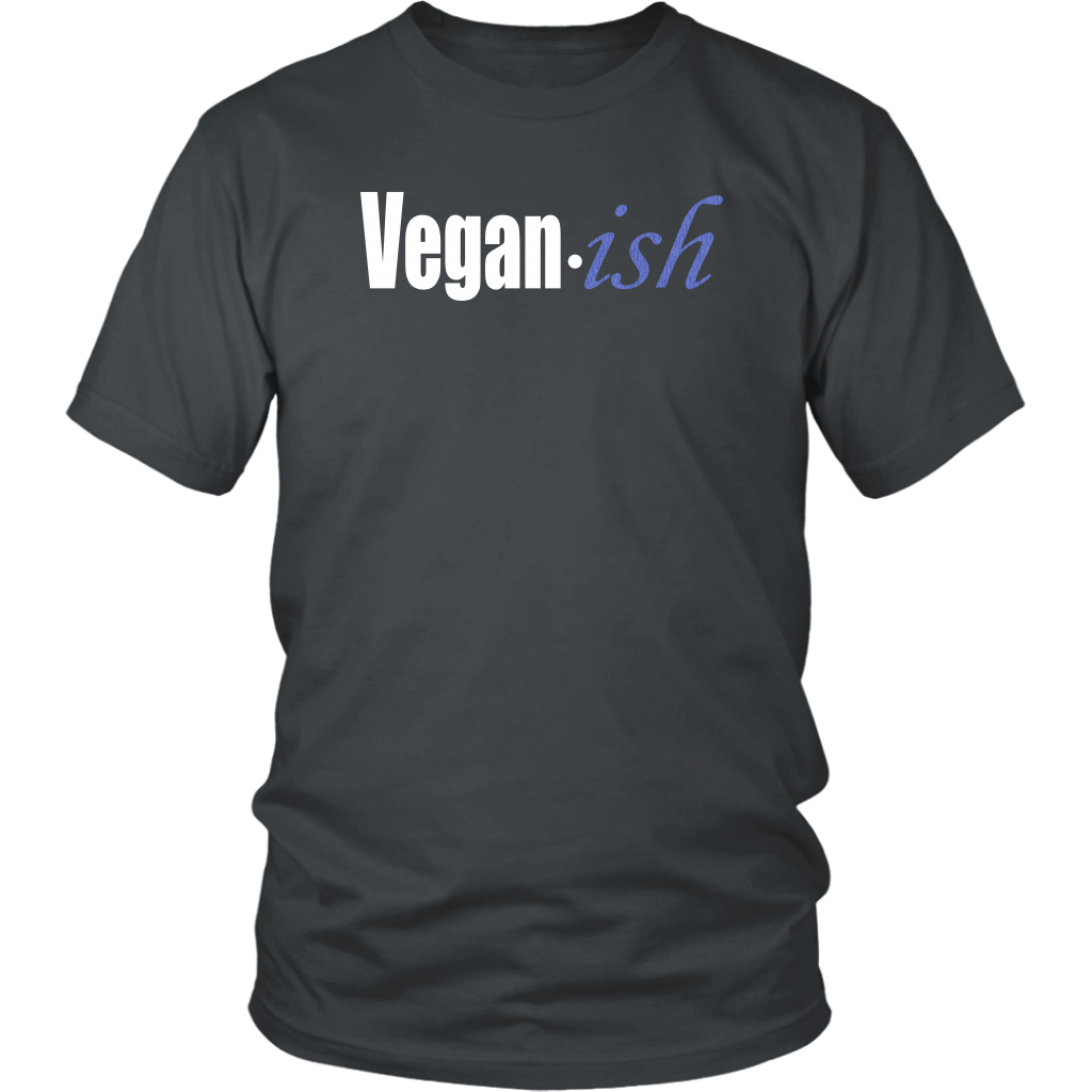 Youth & Adult Tee "Vegan-ish" (white ink)