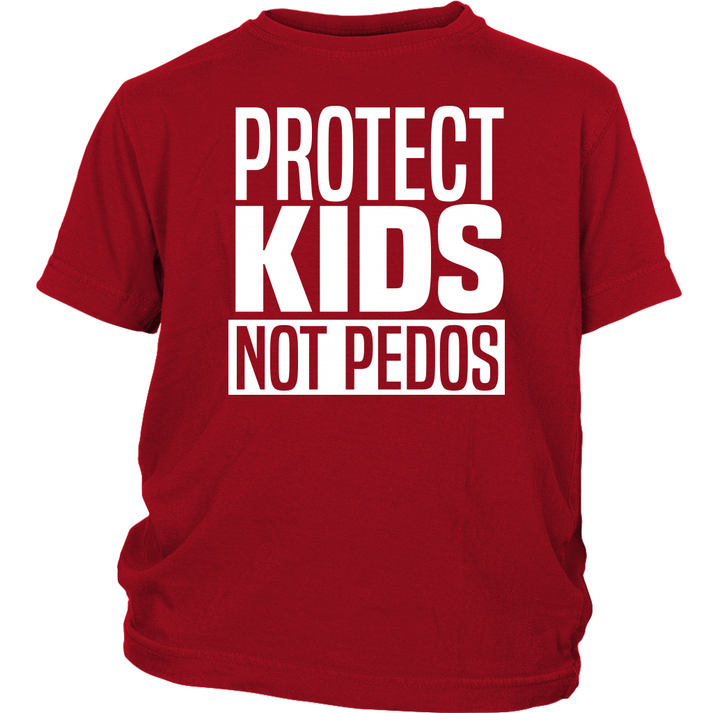 Youth & Adult Tee "Protect Kids Not Pedos" (white ink)