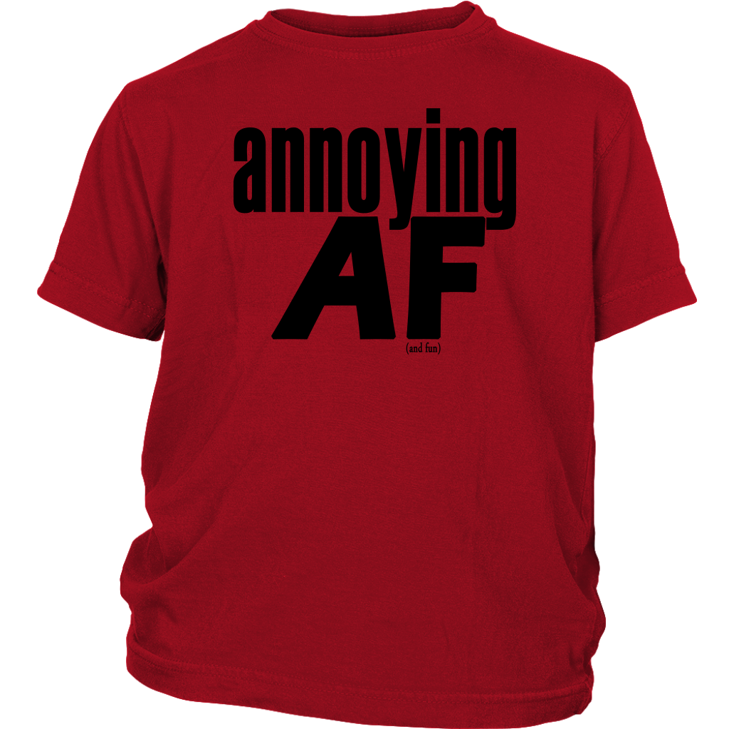 Youth & Adult Tee "Annoying" (black print)