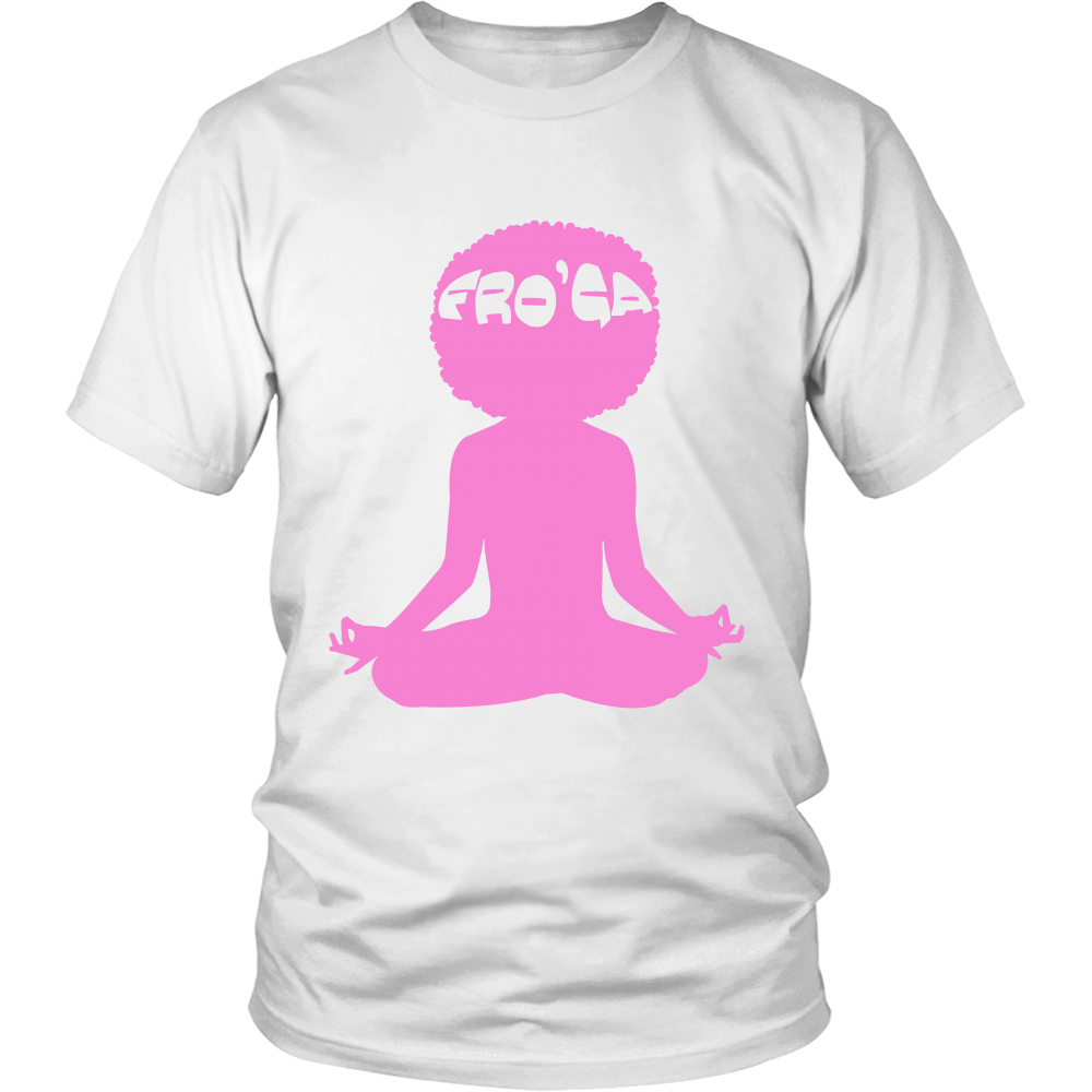 Adult Tee "Fro'ga" (pink print)