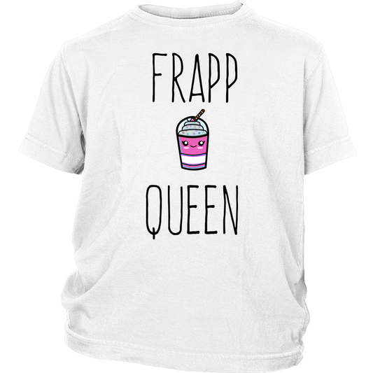 Youth Tee "Frapp Queen" (black print)