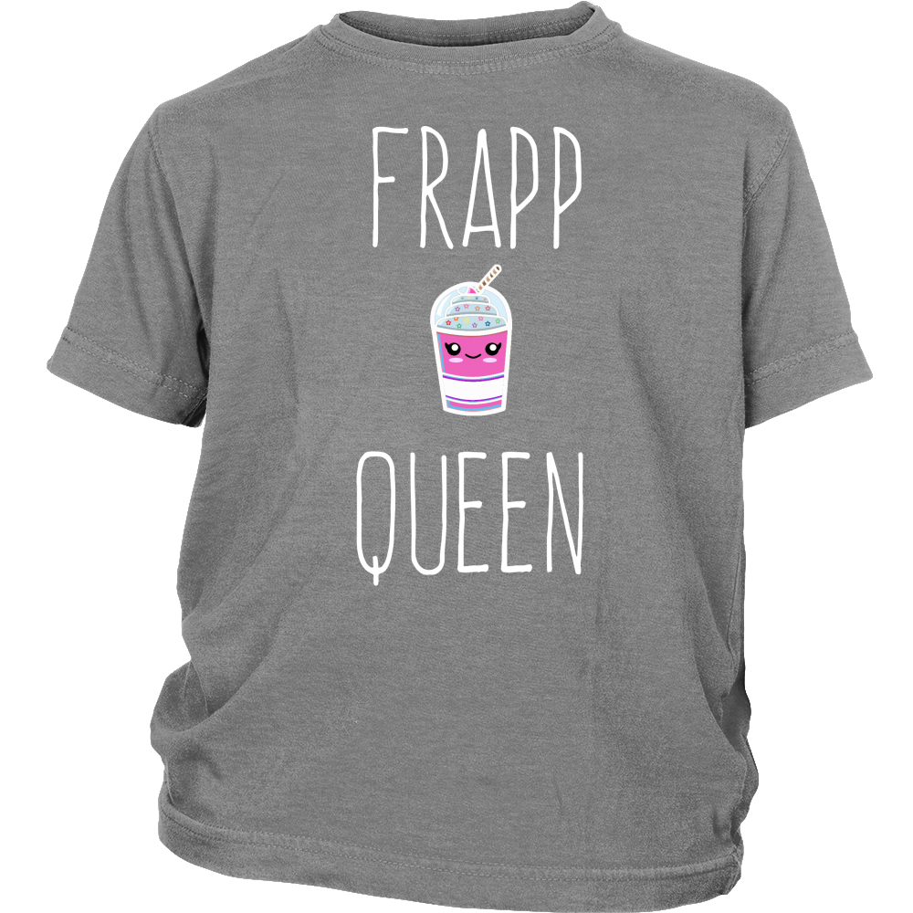 Youth Tee "Frapp Queen" (white print)