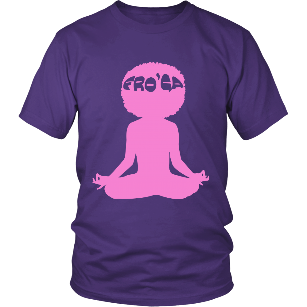 Adult Tee "Fro'ga" (pink print)