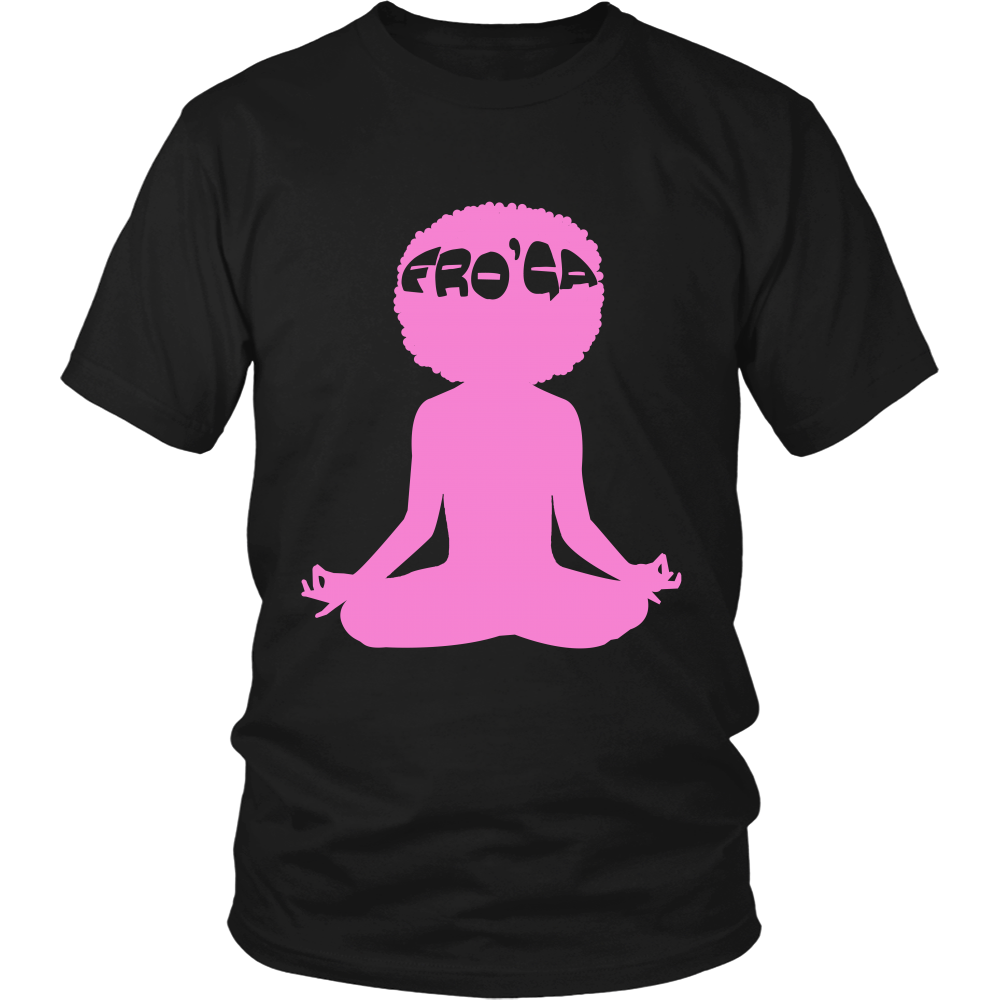 Adult Tee "Fro'ga" (pink print)