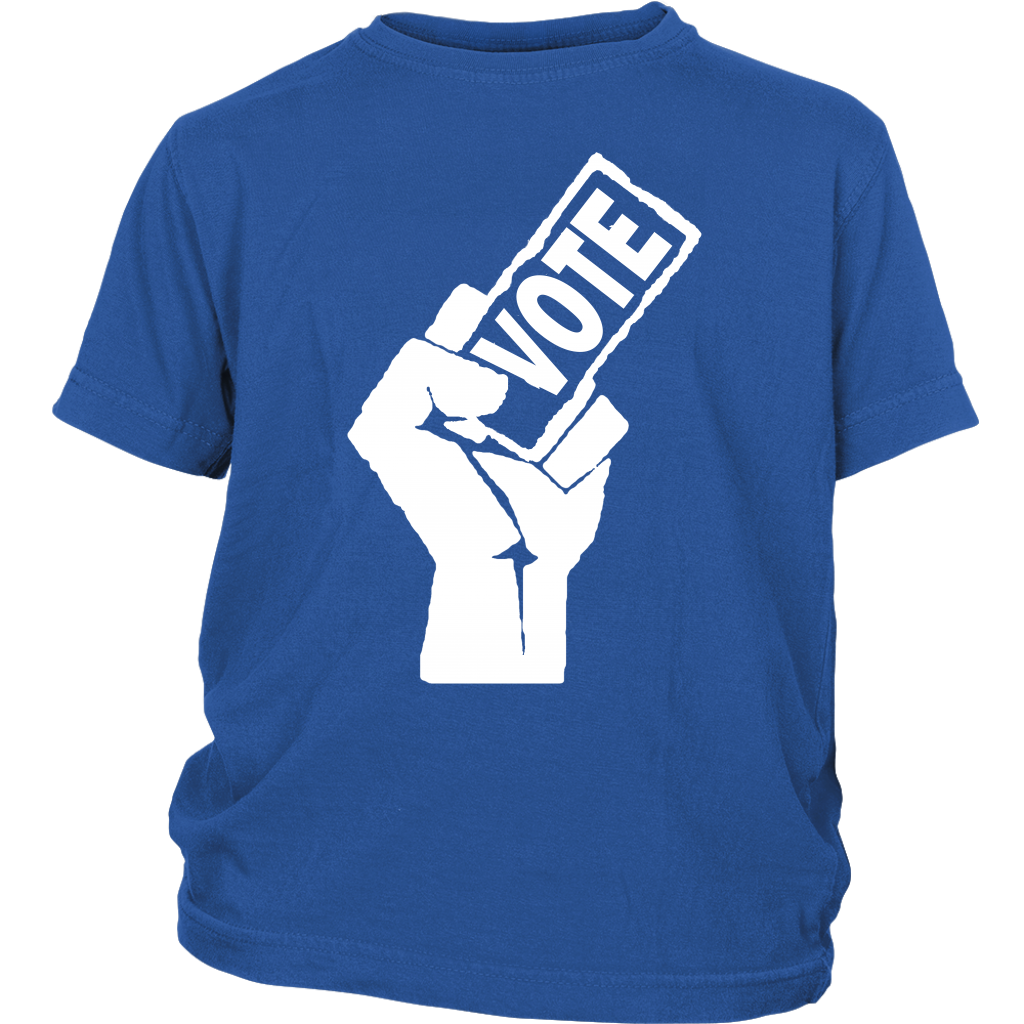 Youth & Adult Tee "My Vote Matters" (white print)