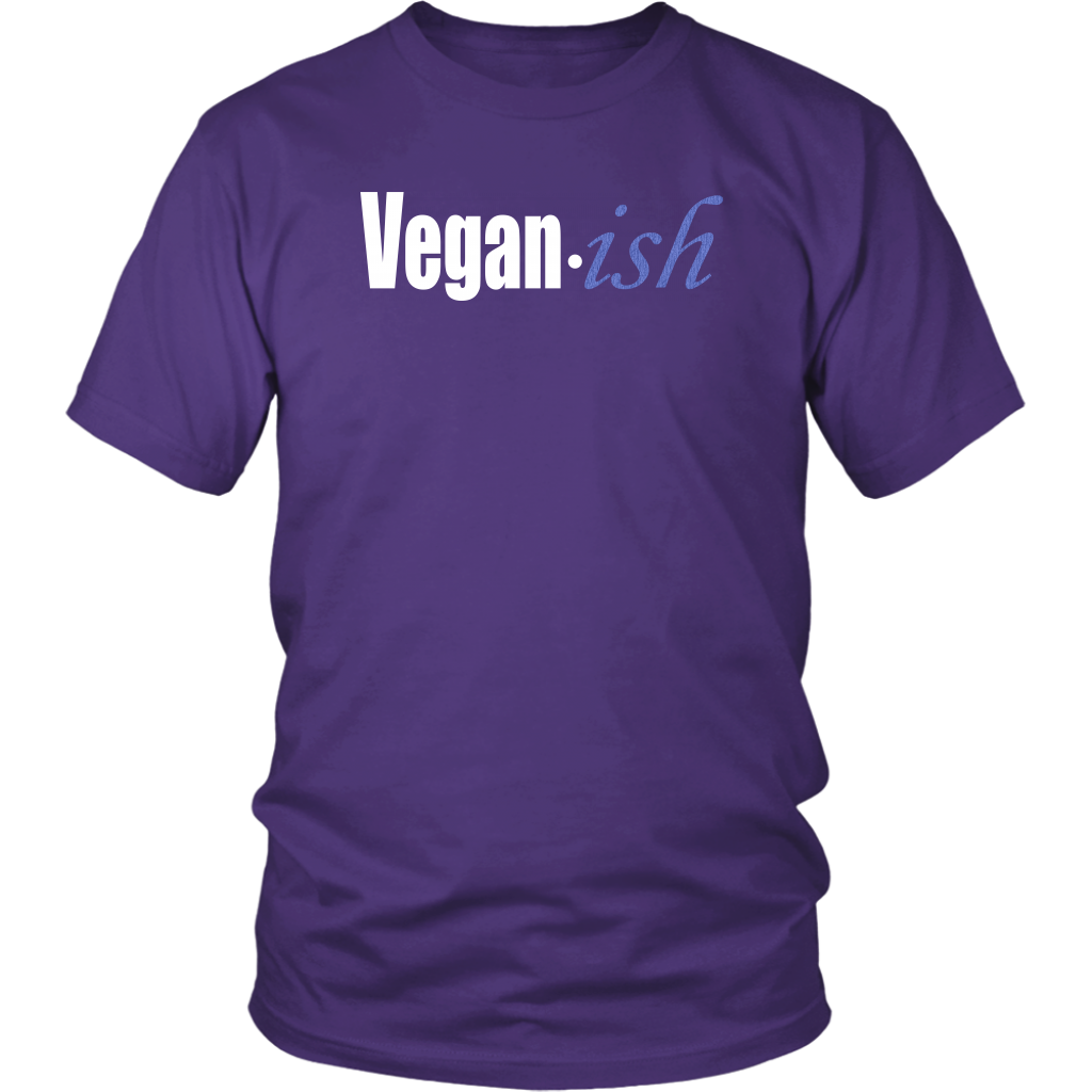 Youth & Adult Tee "Vegan-ish" (white ink)