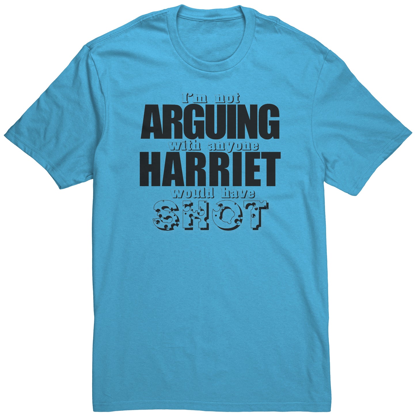 Adult Tee "Harriet" (black print)