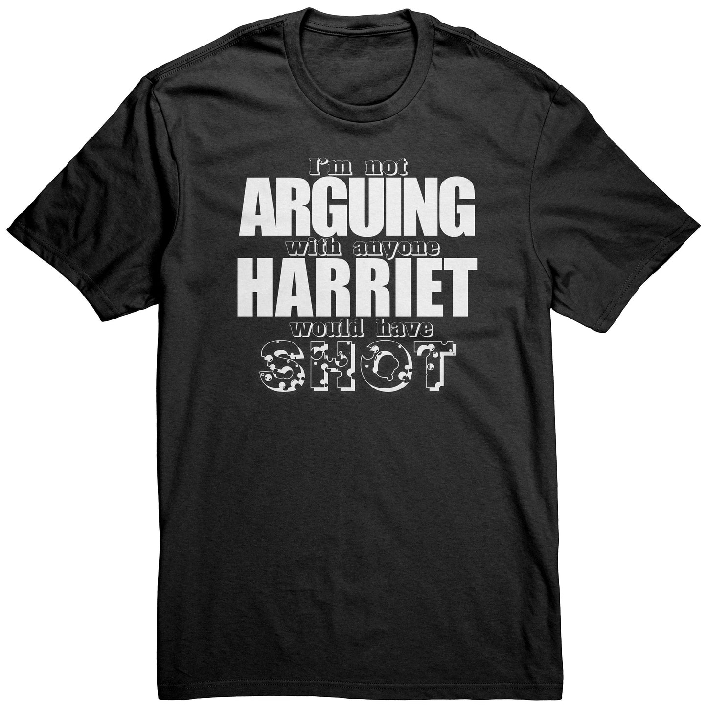 Adult Tee "Harriet" (white print)
