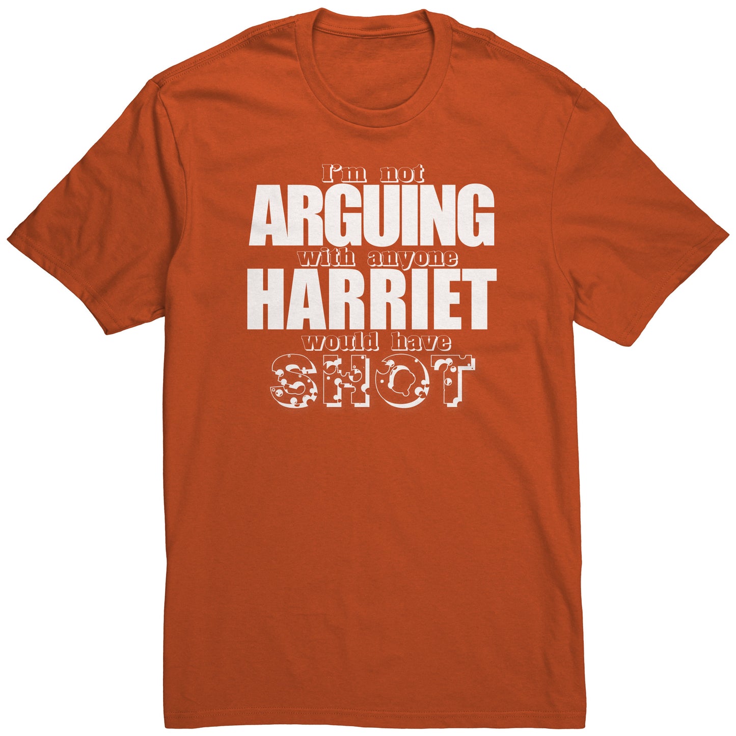 Adult Tee "Harriet" (white print)