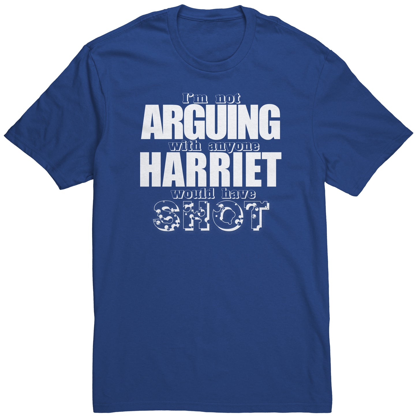 Adult Tee "Harriet" (white print)