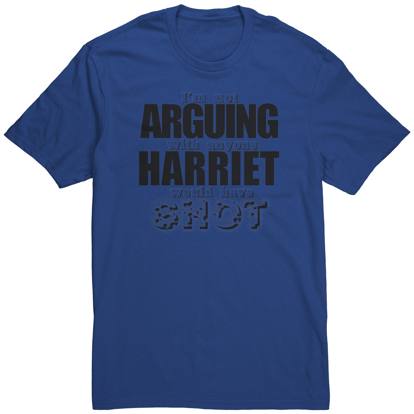 Adult Tee "Harriet" (black print)