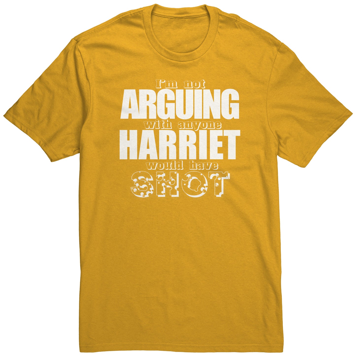 Adult Tee "Harriet" (white print)