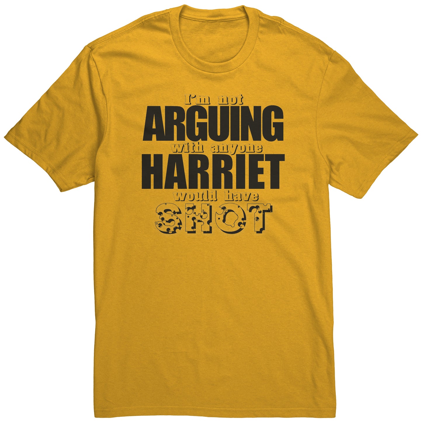 Adult Tee "Harriet" (black print)