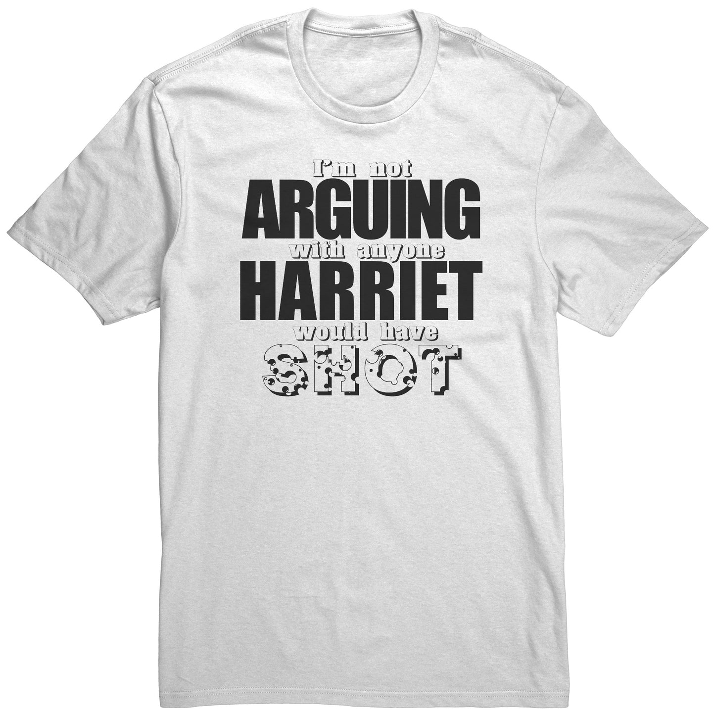 Adult Tee "Harriet" (black print)