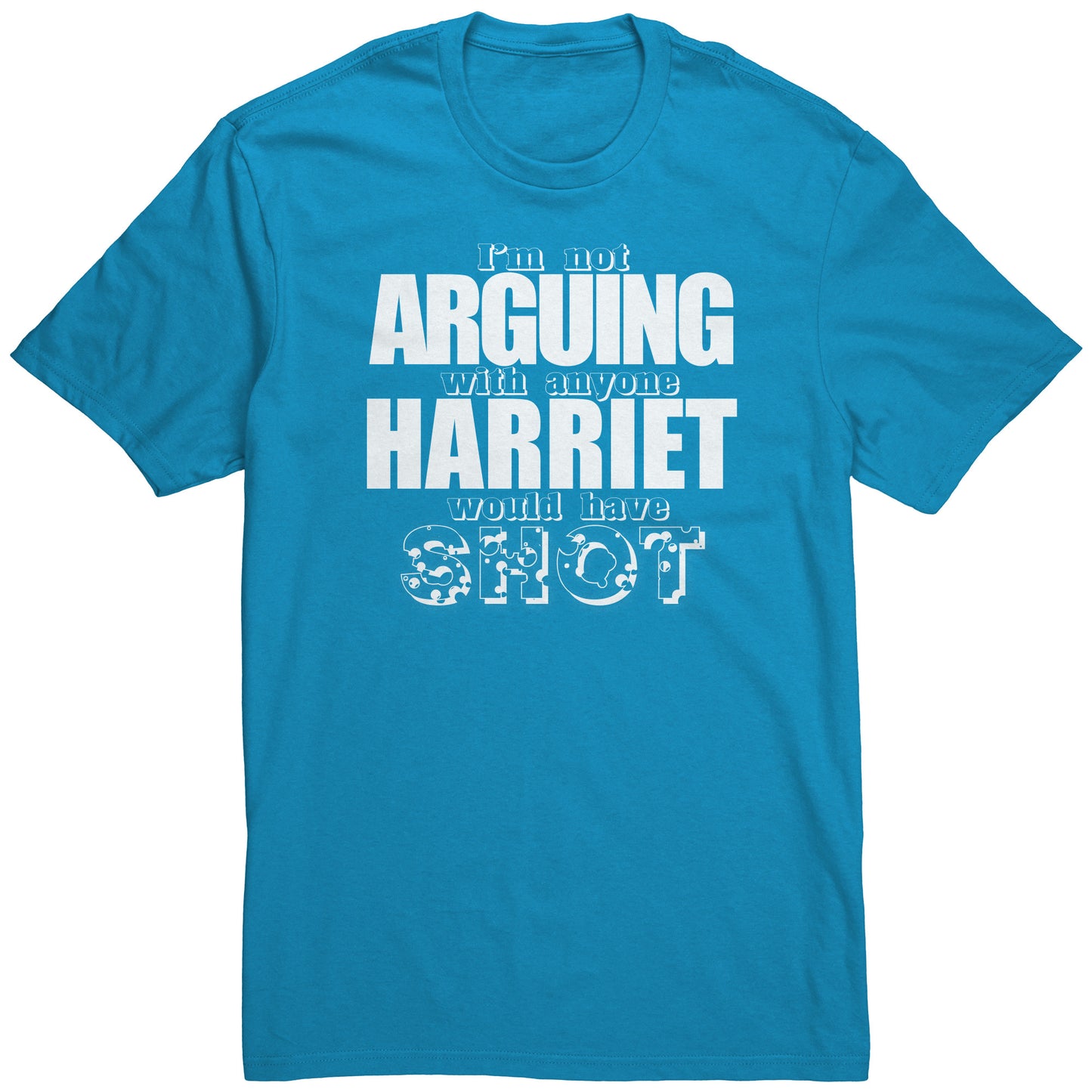 Adult Tee "Harriet" (white print)