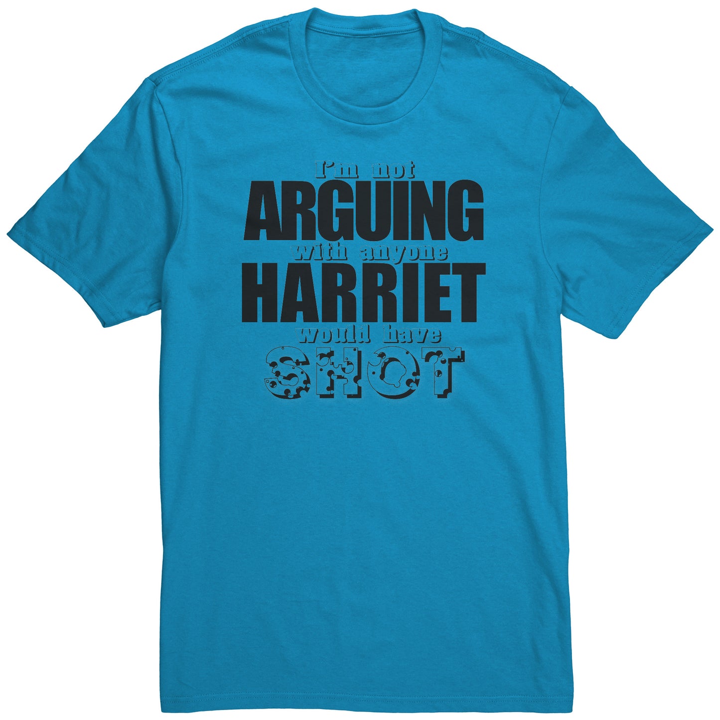 Adult Tee "Harriet" (black print)