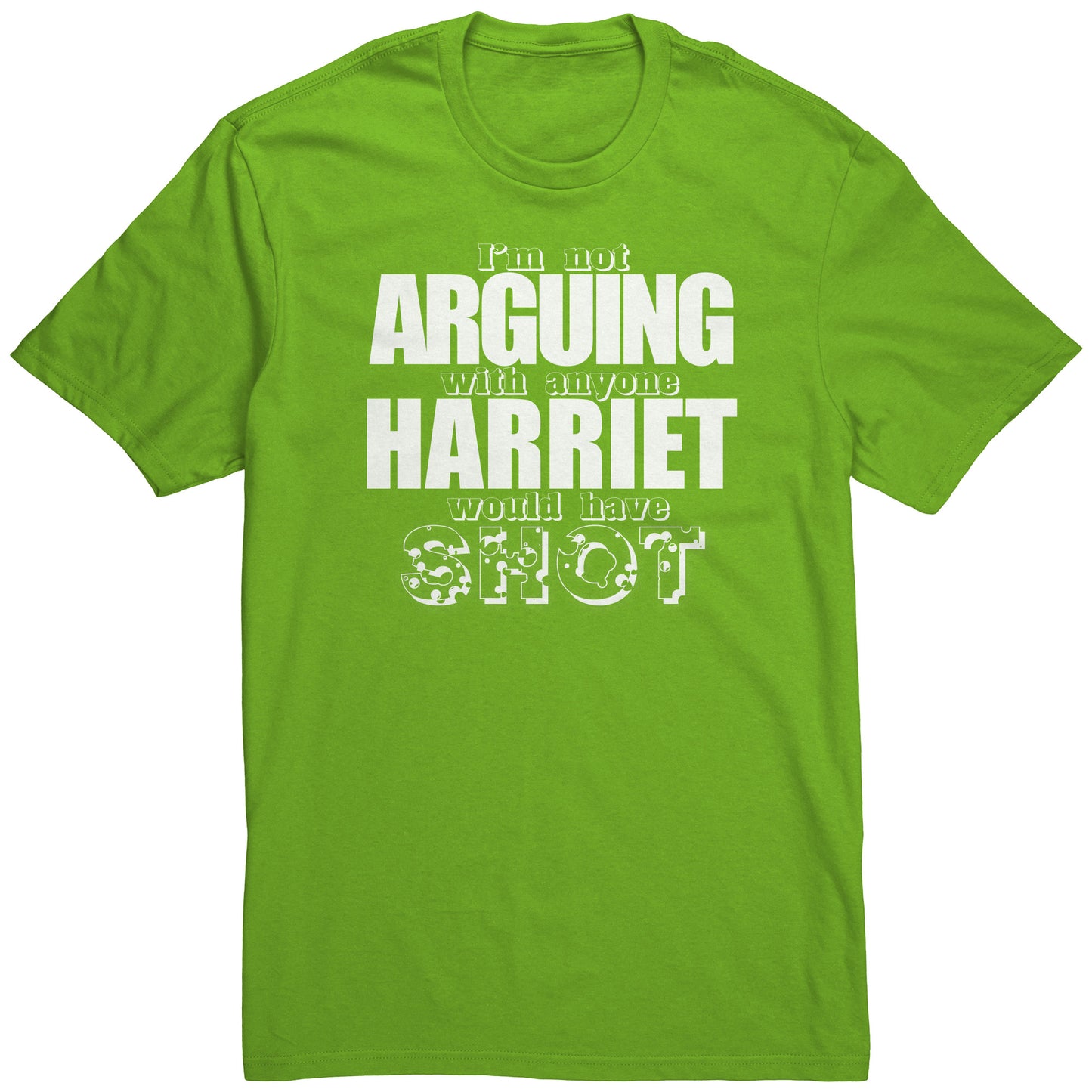 Adult Tee "Harriet" (white print)