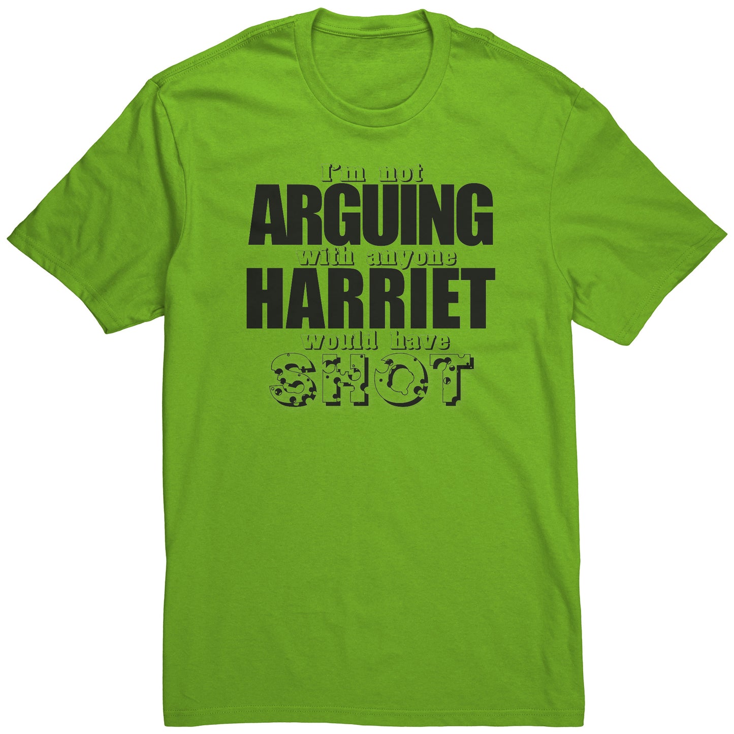Adult Tee "Harriet" (black print)