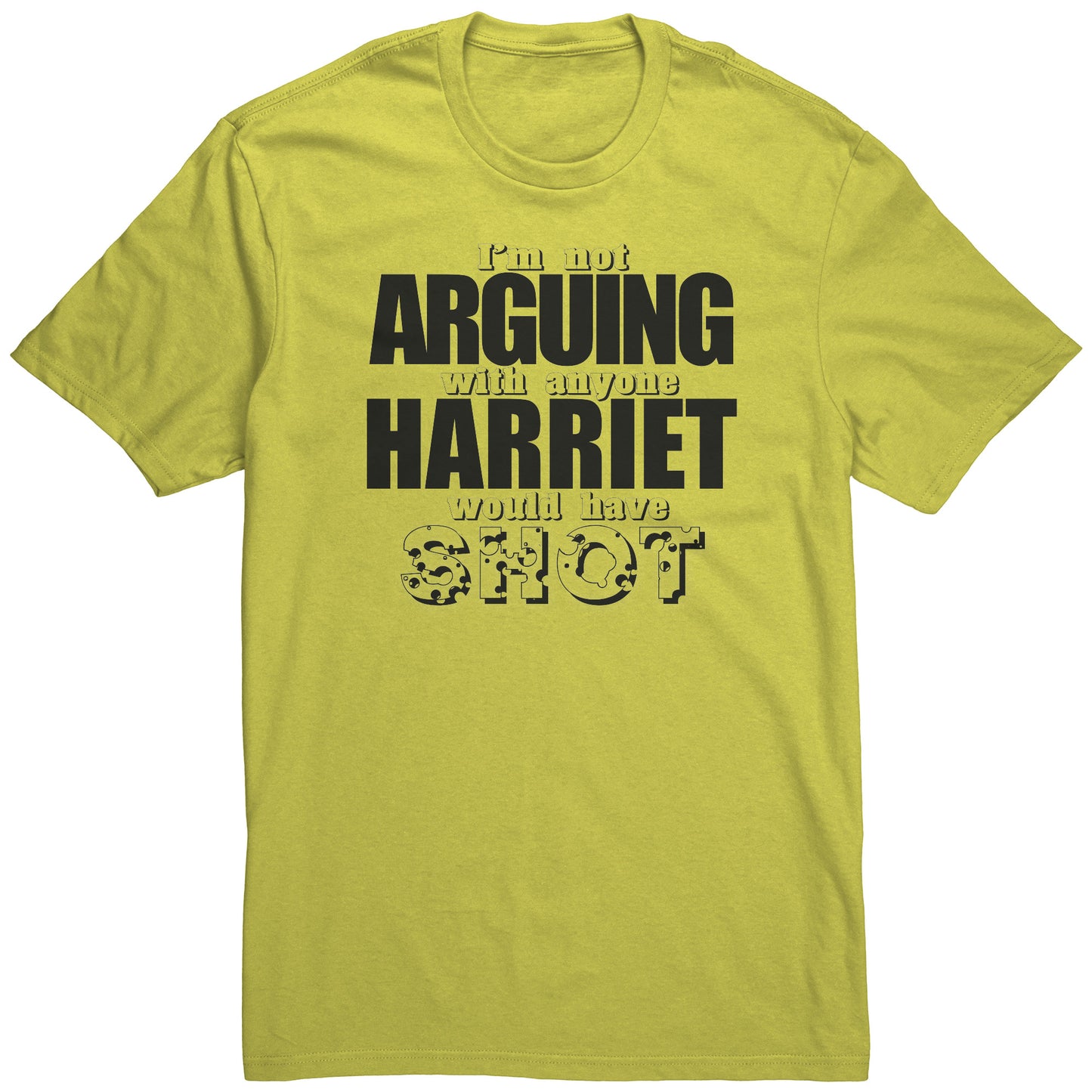 Adult Tee "Harriet" (black print)