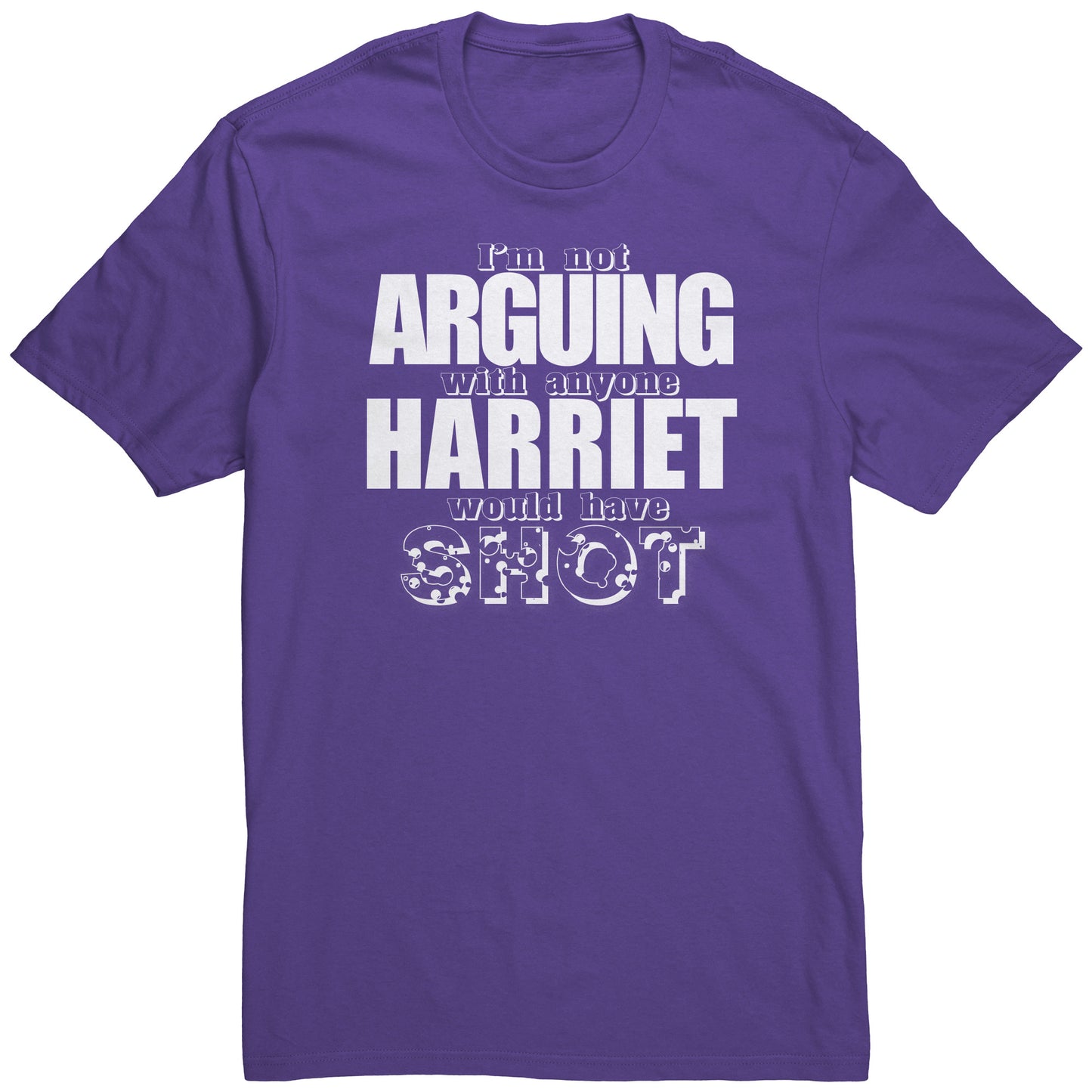 Adult Tee "Harriet" (white print)