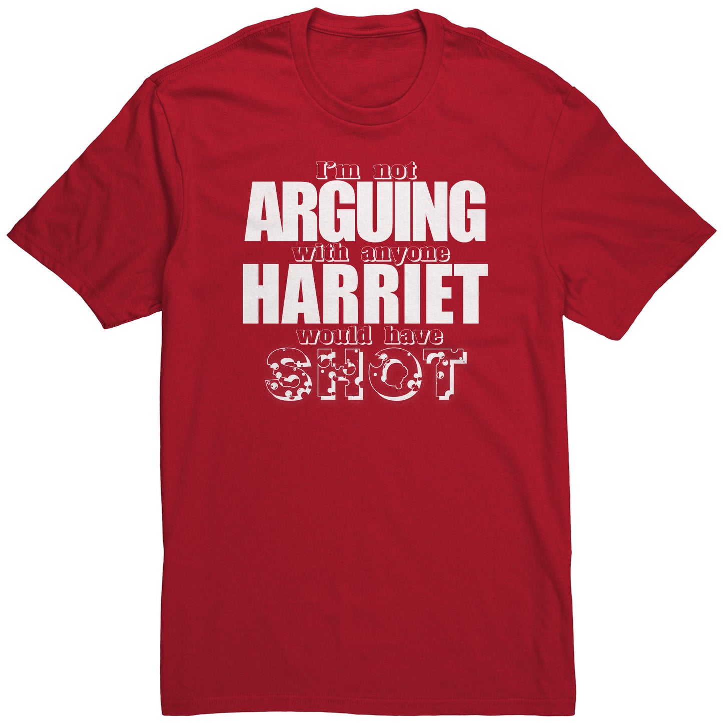 Adult Tee "Harriet" (white print)