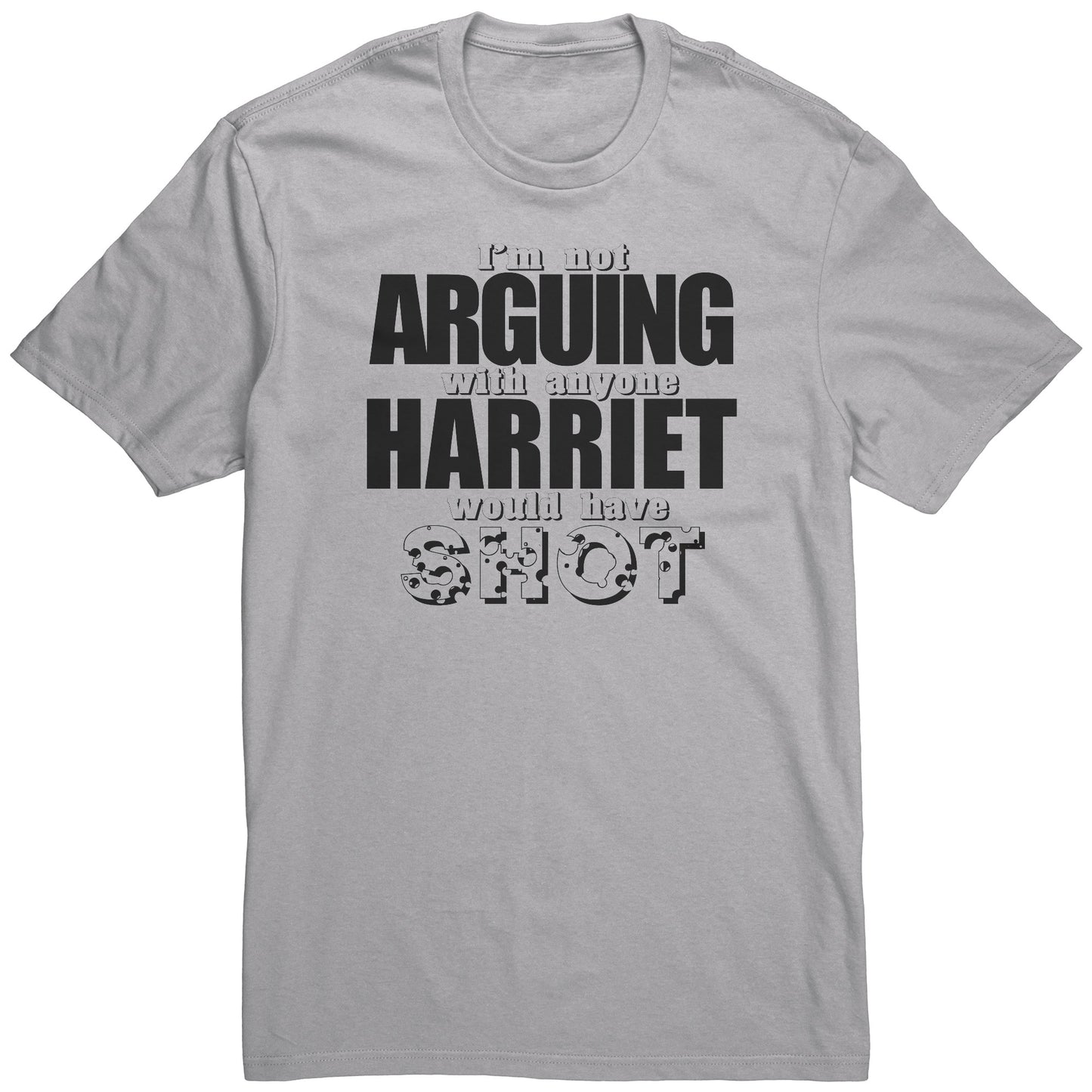 Adult Tee "Harriet" (black print)