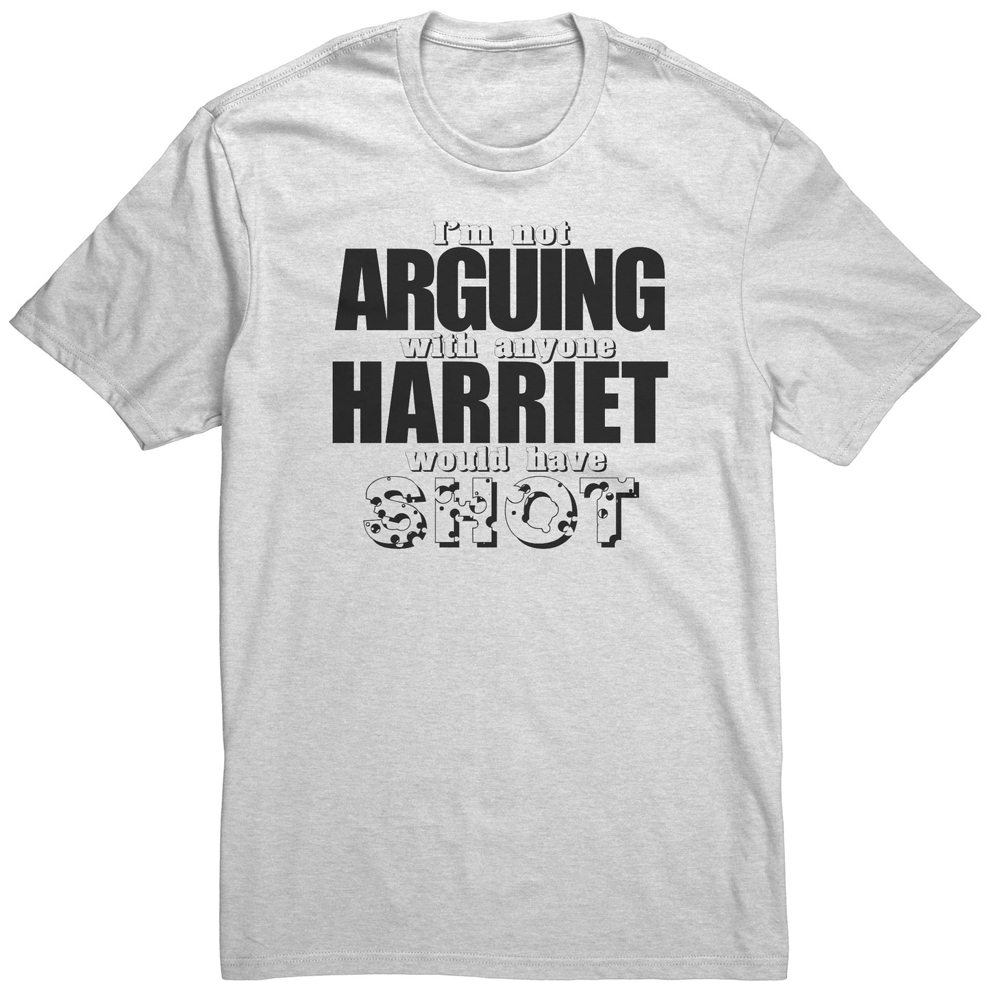 Adult Tee "Harriet" (black print)