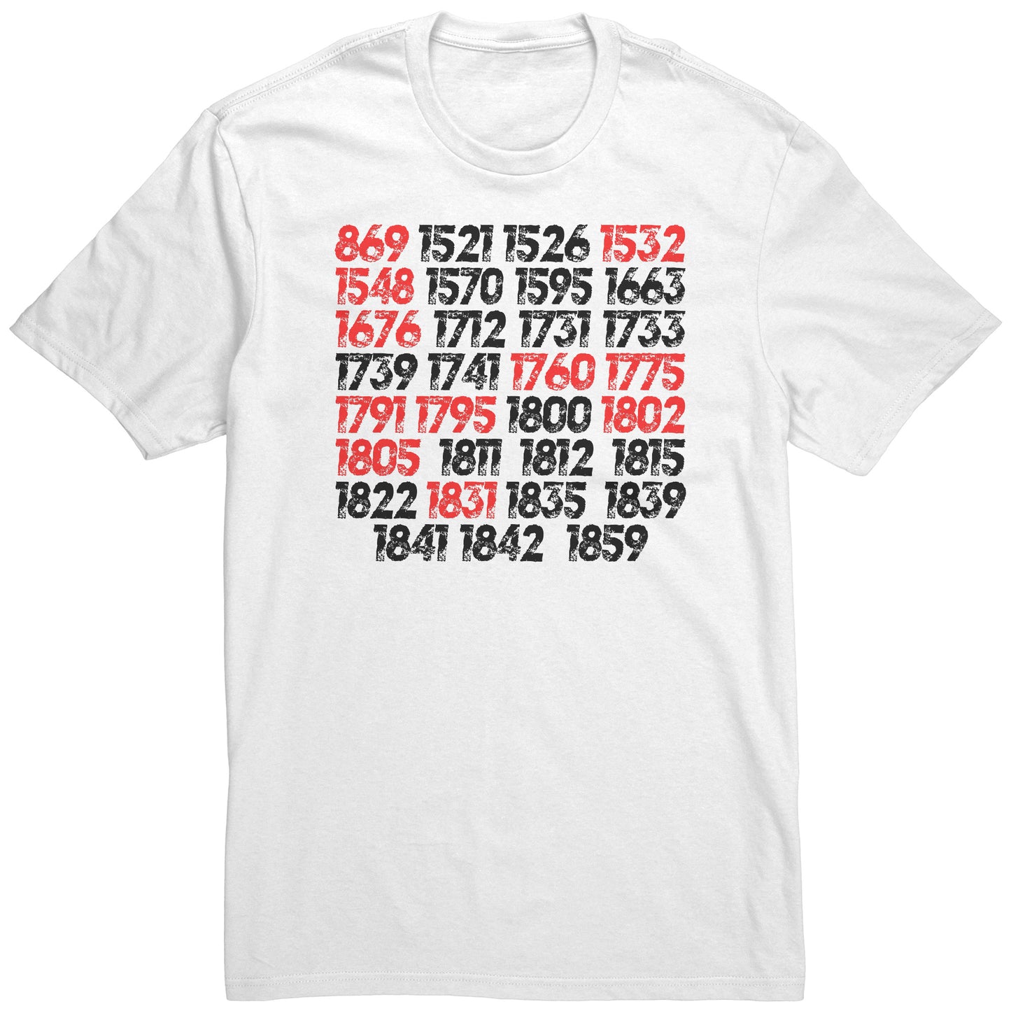 Adult Tee "Slave Revolts" (black print)