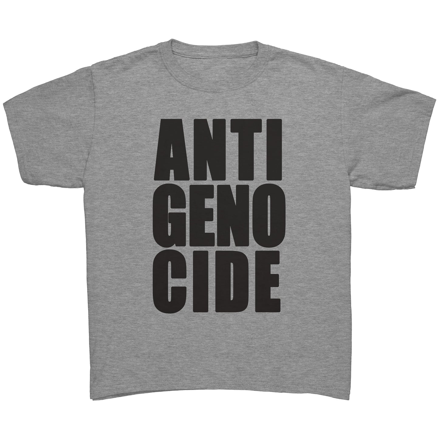 Youth Tee "Anti Genocide" (black print)