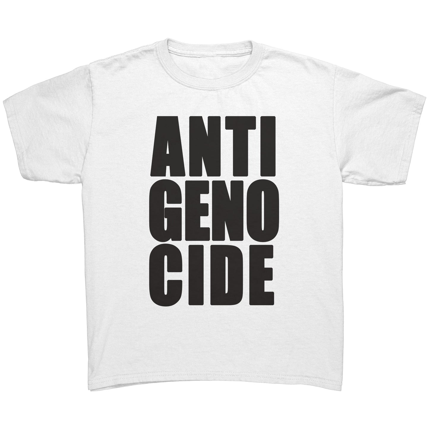 Youth Tee "Anti Genocide" (black print)