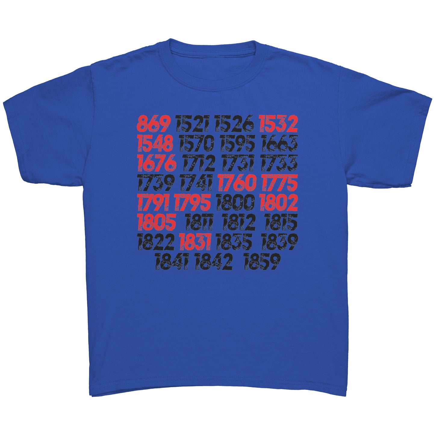 Youth Tee "Slave Revolts" (black print)