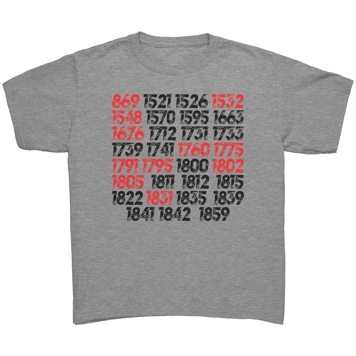 Youth Tee "Slave Revolts" (black print)