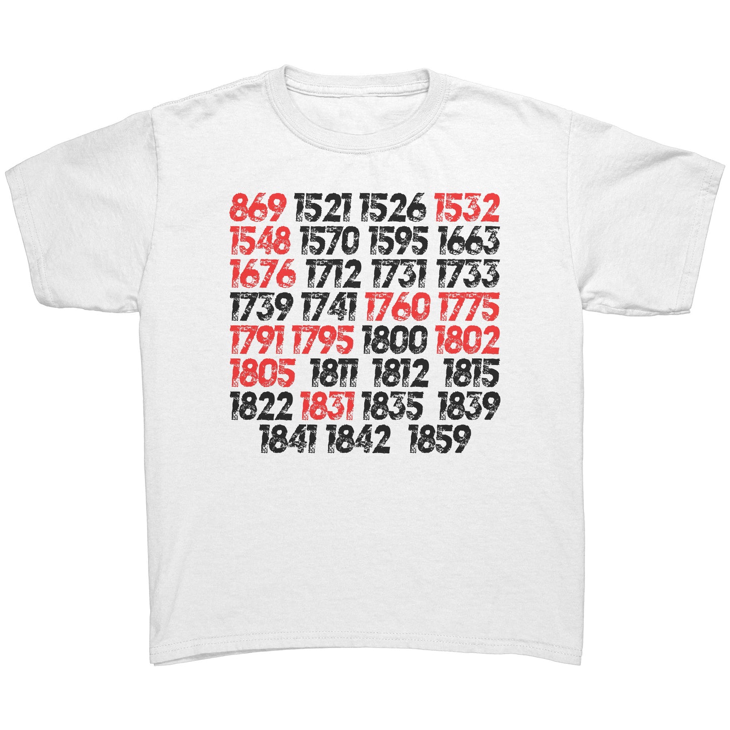 Youth Tee "Slave Revolts" (black print)