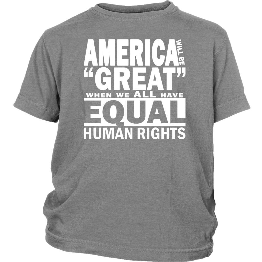 Youth & Adult Tee "How To Make America Great" (white ink)