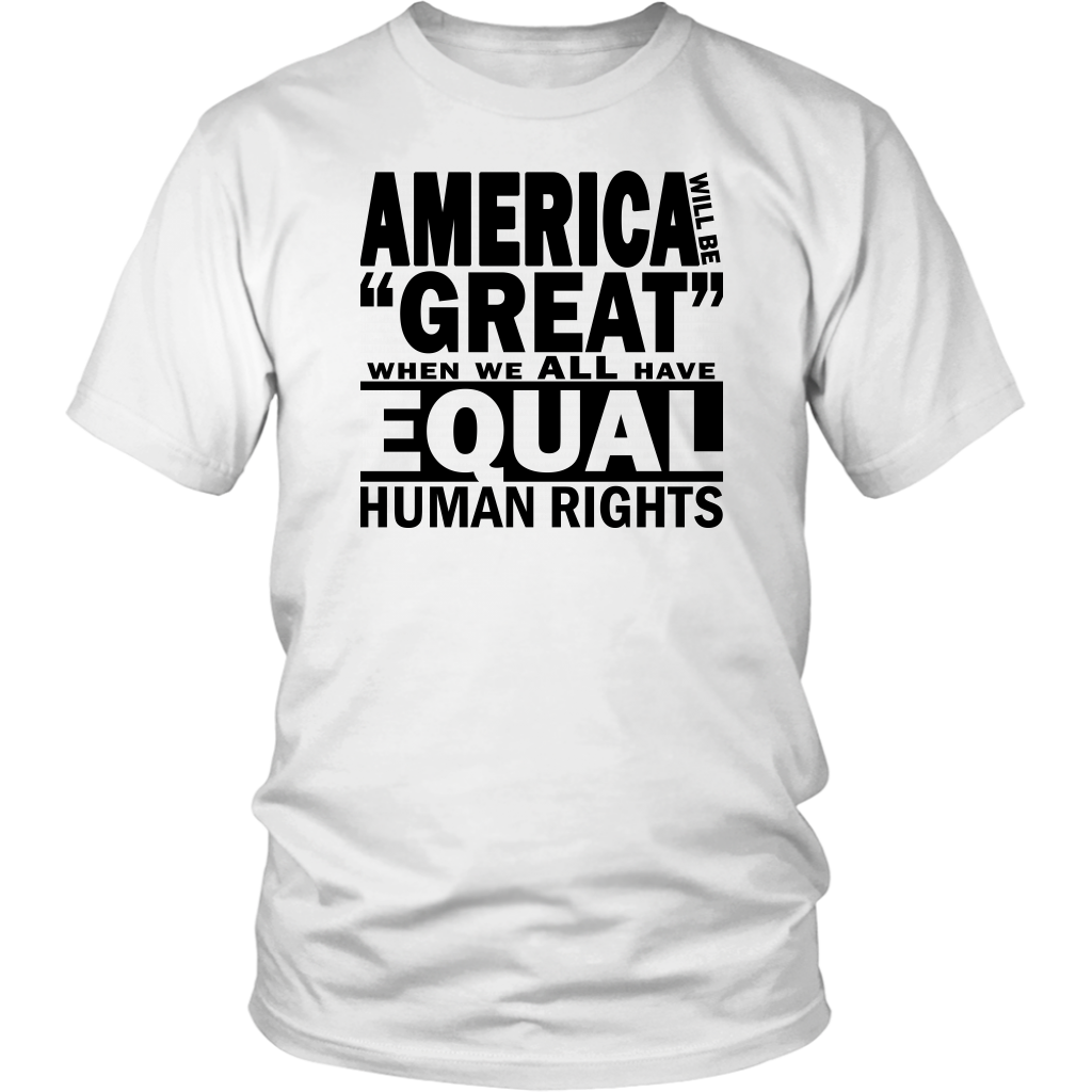 Youth & Adult Tee "How To Make America Great" (black ink)