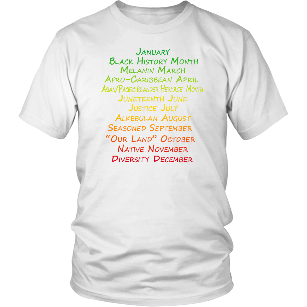 Youth & Adult Tee "Aboriginal Calendar"