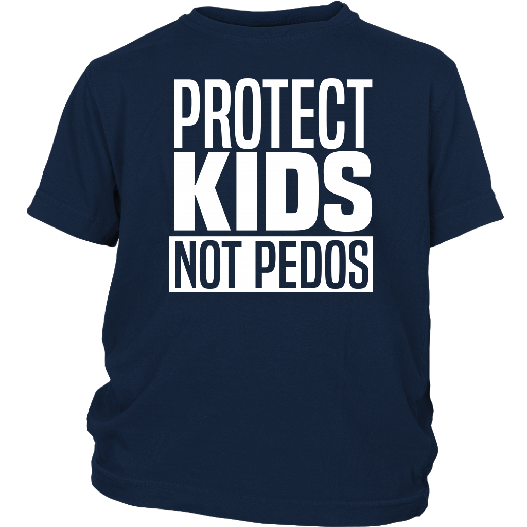 Youth & Adult Tee "Protect Kids Not Pedos" (white ink)