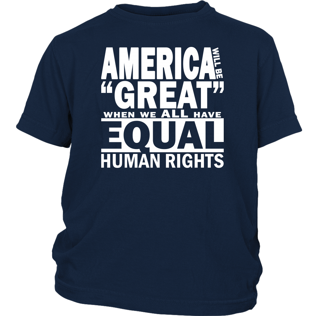 Youth & Adult Tee "How To Make America Great" (white ink)