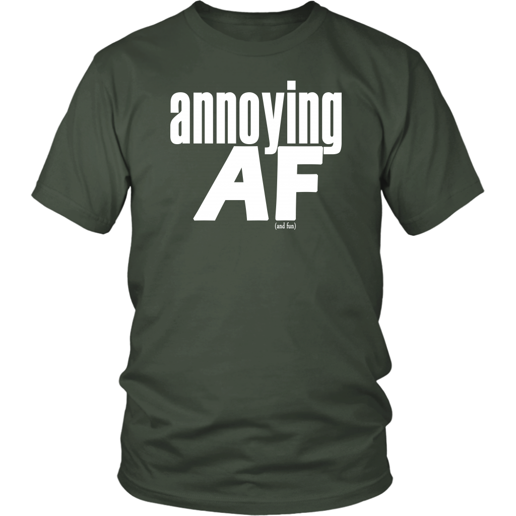 Youth & Adult Tee "Annoying" (white print)