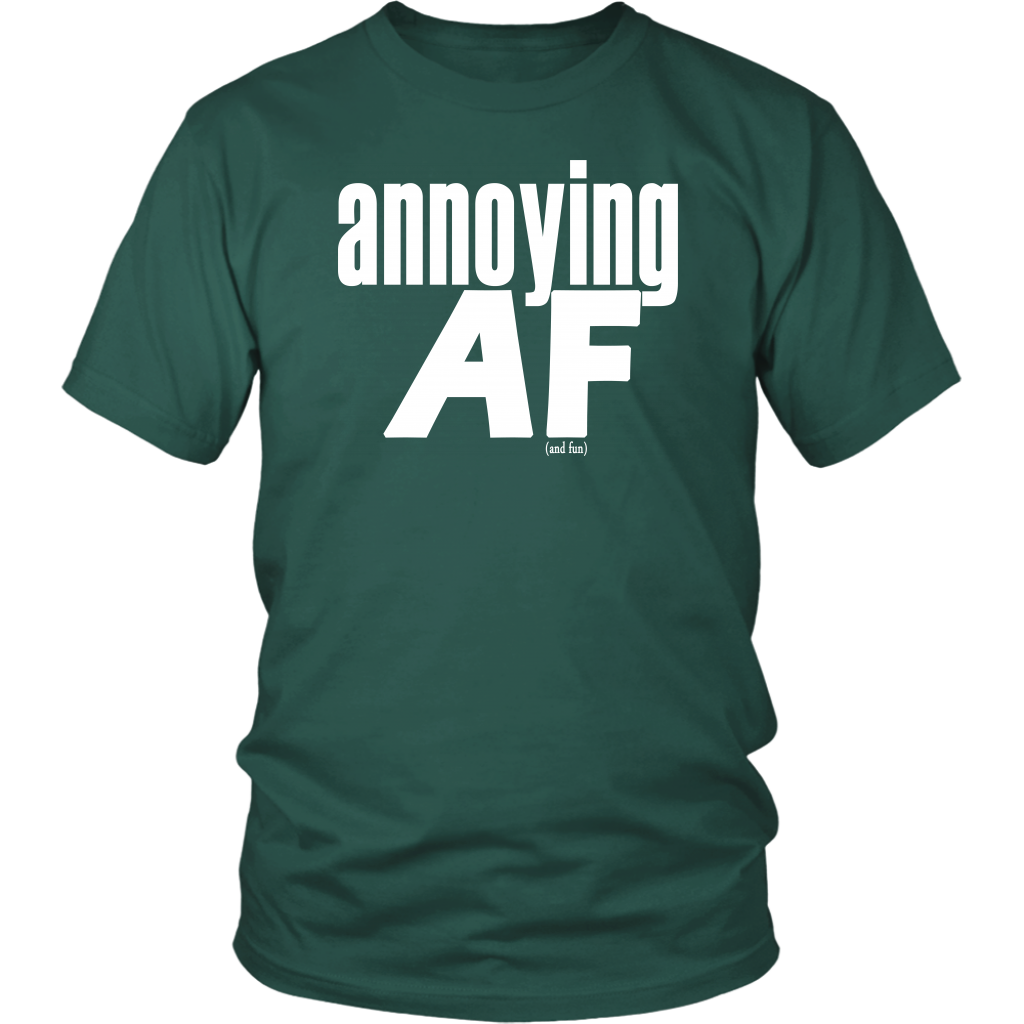 Youth & Adult Tee "Annoying" (white print)